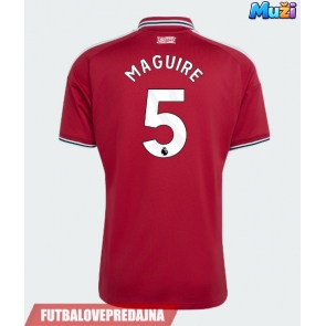 Lacne Muži Futbalové dres Manchester United Harry Maguire #5 2026-27 Krátky Rukáv - Domáci
